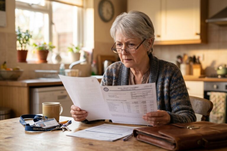 Public sector worker reviewing government pension offset impact on Social Security benefits