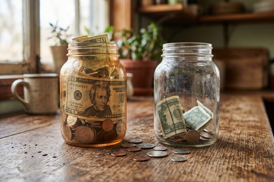 Bar chart showing how $1,000 monthly income extends retirement portfolio longevity by years
