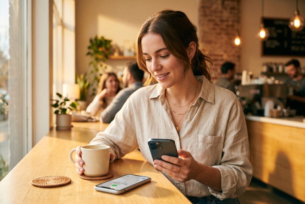 Side-by-side comparison of peer-to-peer payment apps alternatives on a smartphone screen