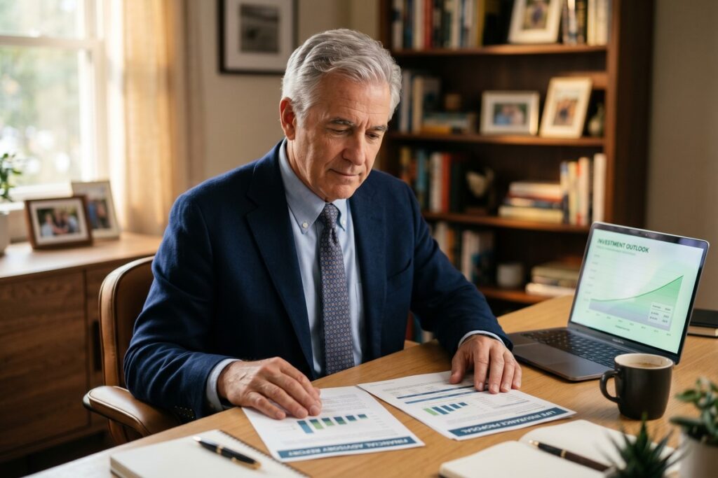 Side-by-side comparison chart of QLAC and immediate annuity options for retirement longevity planning