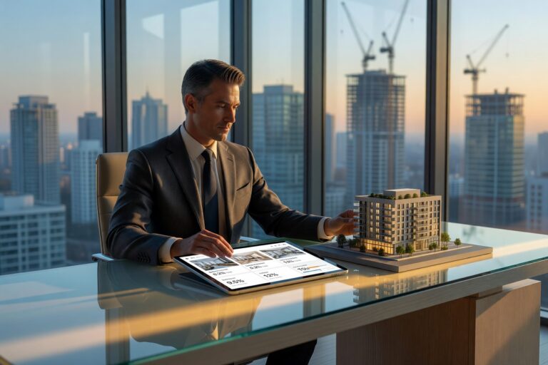 Investor reviewing real estate crowdfunding platforms on a laptop in 2026