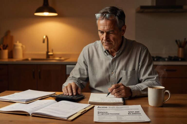 Side-by-side comparison chart of Traditional IRA vs Roth IRA for late starters planning retirement