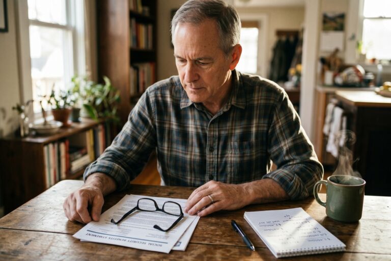 Comparison chart showing Social Security benefit amounts at ages 62, 67, and 70 for retirement planning